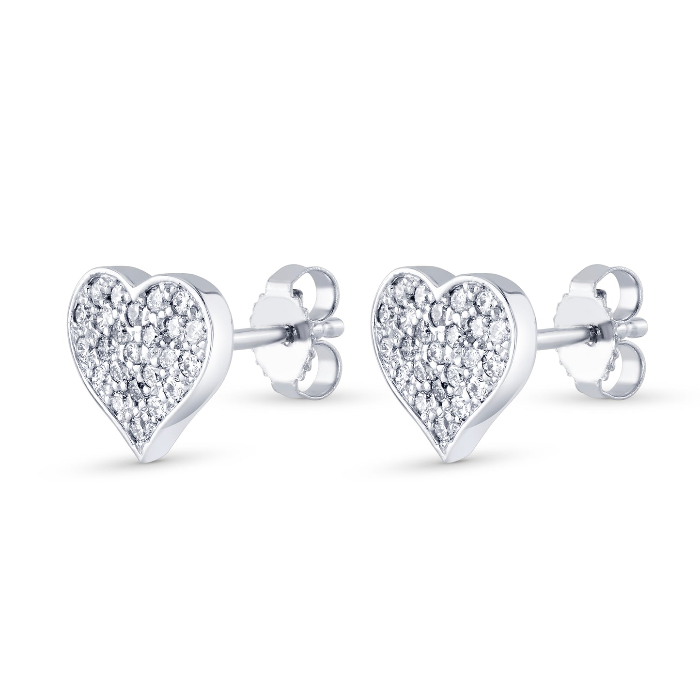 Pure Heart Stud Earrings